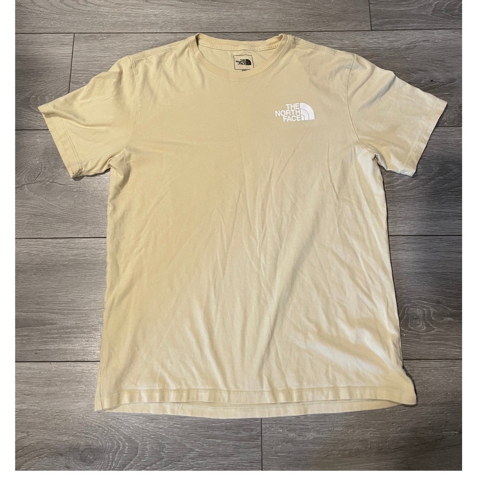 The North Face Mens Joshua Tree San Bernardino CA Graphic T-Shirt Beige Medium